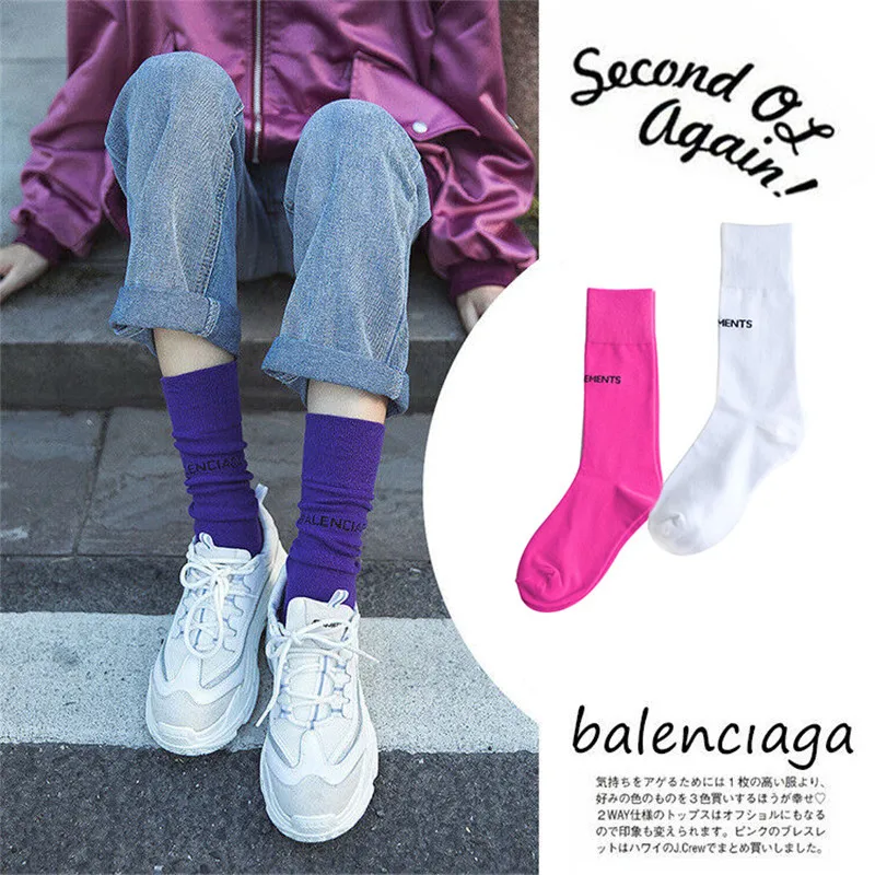 

1 x Plain 10 Neon Colour Choice Long Ankle Socks Ladies Womens