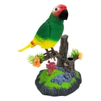 Talking Bird Toy Vocal Robot Birds Toy Electronic Parrot Sensor Realistic Toy For Boys Girls Kid Adults For Home Kids Room Desk 1