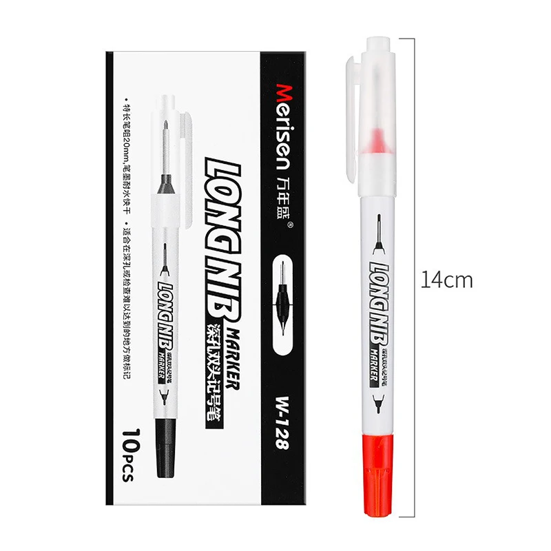 Construction Marker Pen 20Mm Line Marker tag Markers Pen Double Nib Long Head Deep Hole Metal Bathroom Carpentry Ceramic permanent marker pen permanent marker white marker pens long nib markers paint marker pen markers pen permanent markers mirror marker pens art marker pen art markers paint pen marker pens