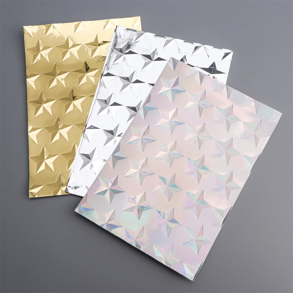 Description Picture 3 of itemEmbossed Stars Doodle 3D Embossing Folder for DIY Scrapbooking Adding Texture Paper Craft Making Card Stencil 2024 Hot Selling