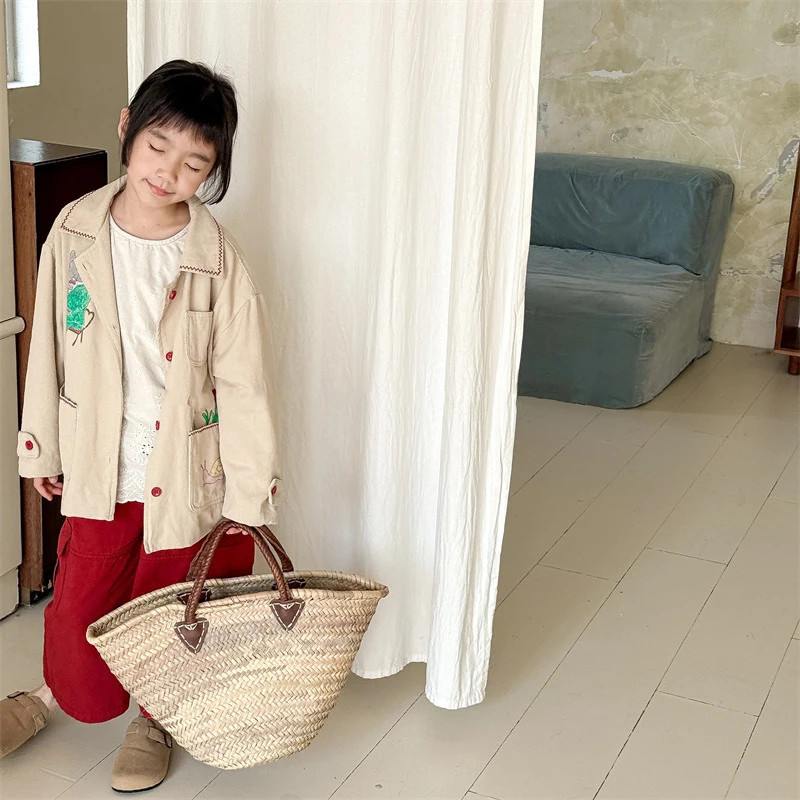 Autumn Kids Cartoon Elephant Jacket