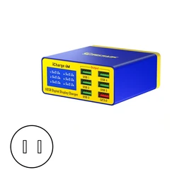 MECHANIC iCharge 6M QC 3.0 Smart Multi - Port Fast Charger with LCD Display (US)