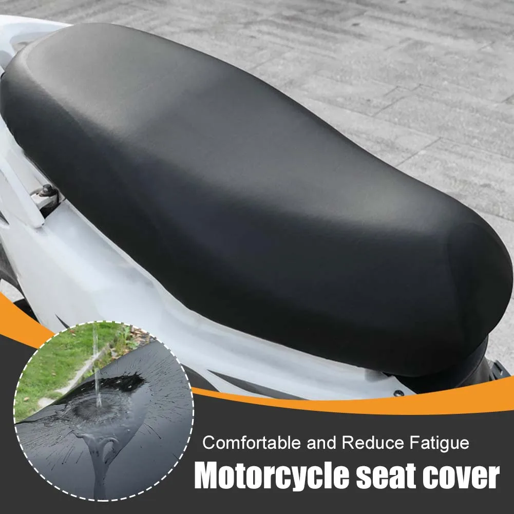 Motorcycle Rain Seat Cover Universal Flexible Waterproof Saddle Cover Black 3D Dust UV Sun Sown Protect Motorcycle Accessories