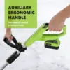 20V 12-Inch Cordless Snow Shovel, Battery Powered Snow Blower with Directional Plate, 20-Volt/4.0 Ah Lithium-ion Battery Pack 5