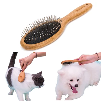 Winhyepet Pet Grooming Tool Hair Removal Comb Widened Shedding Brush Dematting Comb Deshedding Tool for Cats And Dogs 1