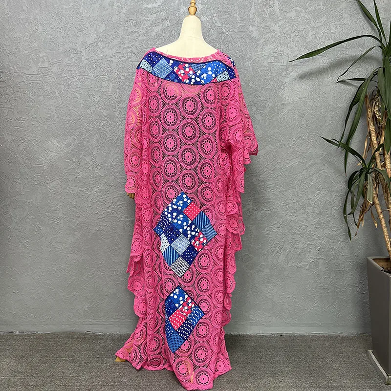 chinese dress ladies Boho Lace Maxi Kaftan Dress