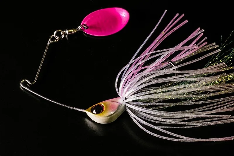 Japan Jackall Lure Composite Paillettes Deraspin Single-Blade Compact Micro 3.5G Military Bass