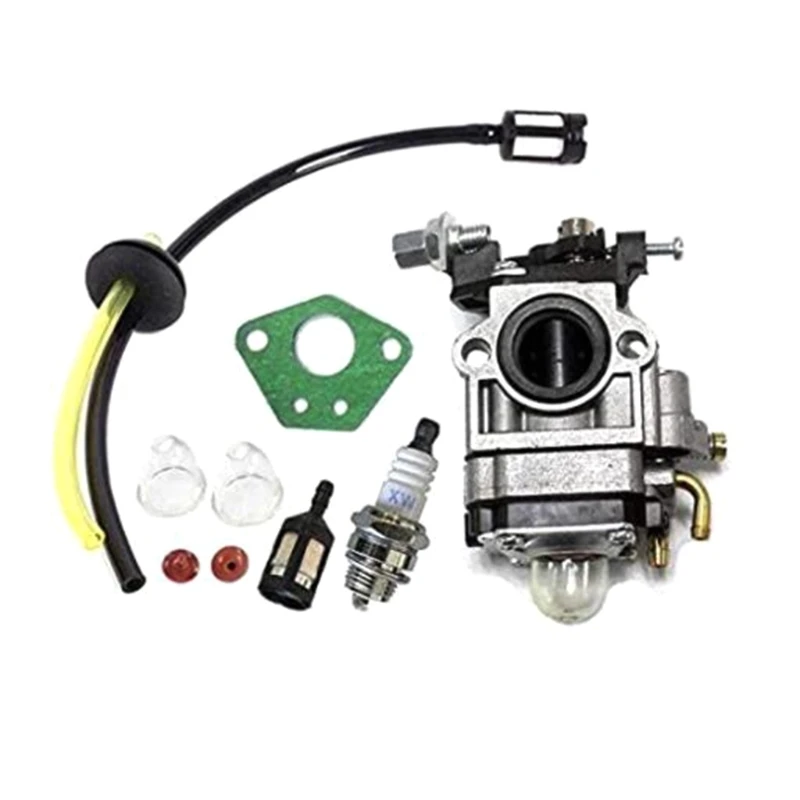 Carburettor for 52cc 49cc 43cc Brush Cutter with Seal Hose for Spark Plug Petrol Filter