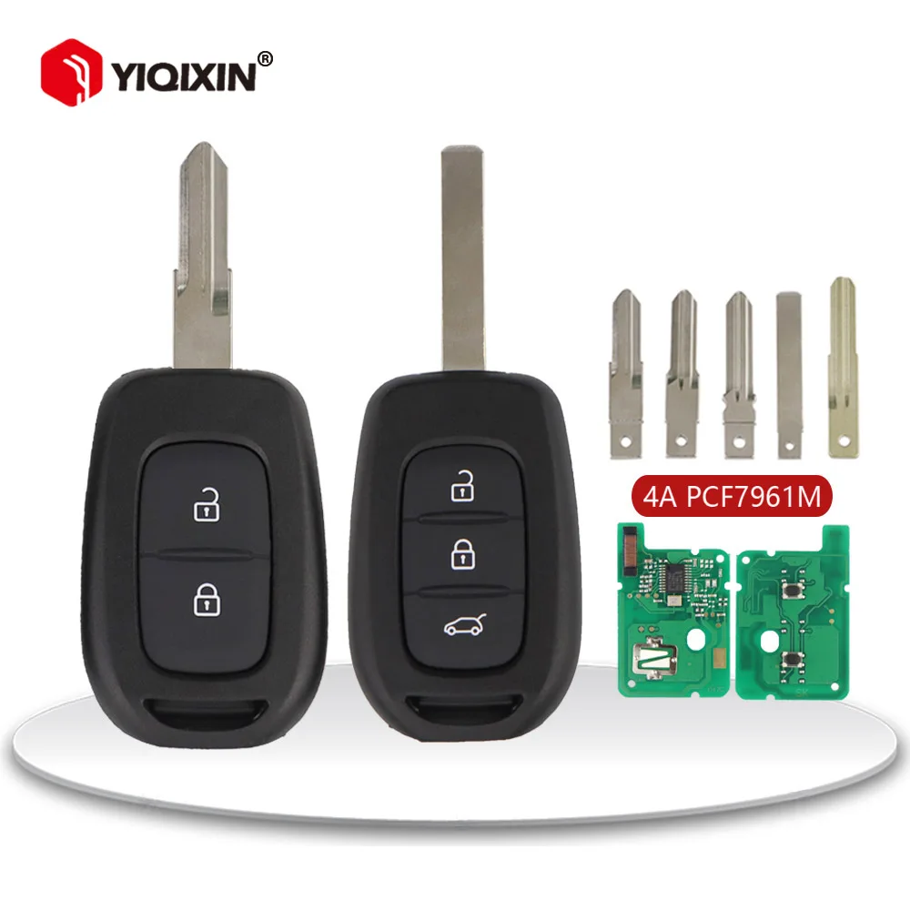 KUNIO Funda Para Llave Compatible Con Renault Kwid Trafic, Símbolo Dacia Sandero, Logan Duster, Carcasa De TPU Para Llave De Coche, Funda Para Llave De Coche, Funda Para Llave De 3 Botones