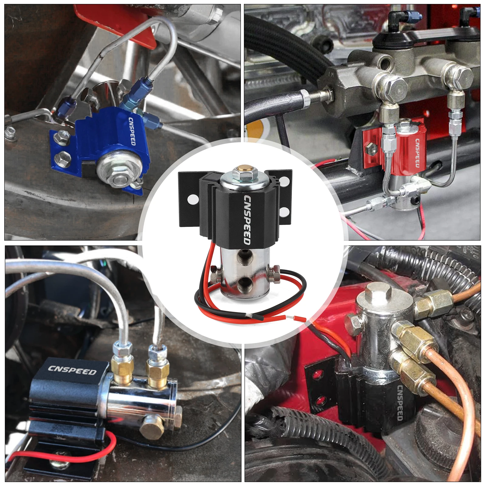 Universal 12-24V Heavy Duty Type Car Front Brake Line Lock Kit Roll Control Hill Holder Kit Hydraulic Park Lock Bracket Switch