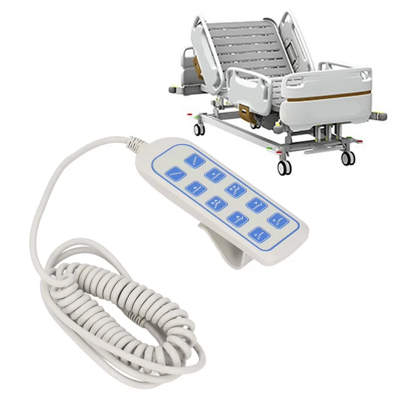 A25F-Lift เก้าอี้ Hand Controller ไฟฟ้า PUSH Rod รีโมทคอนโทรล IP66 ยกเตียง 8 PIN 9 Core Plug 1