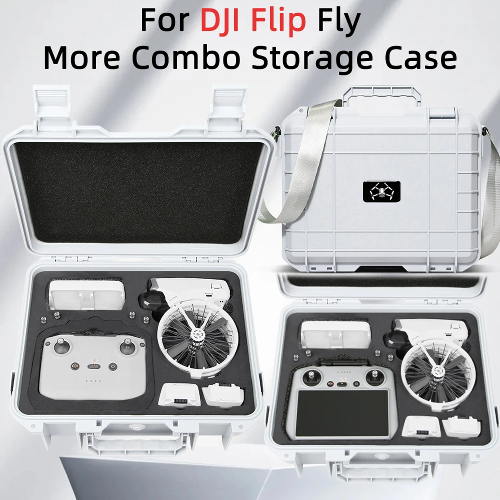 Explosion-proof Case for DJI DJI Flip/RC N3/RC 2 High-capacity Storage Box Hard Bag Portable Case for Flip Drone Accessories