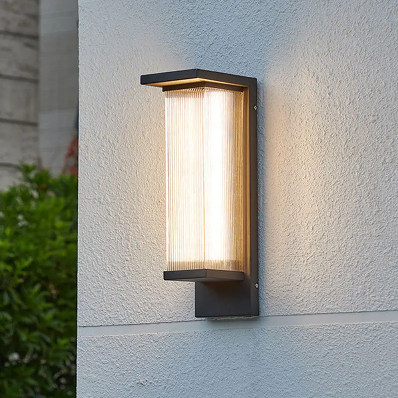 Outdoor Wall Lamp, Courtyard, Villa Entrance Wall Lamp, Outdoor Waterproof Garden, Yard Lighting