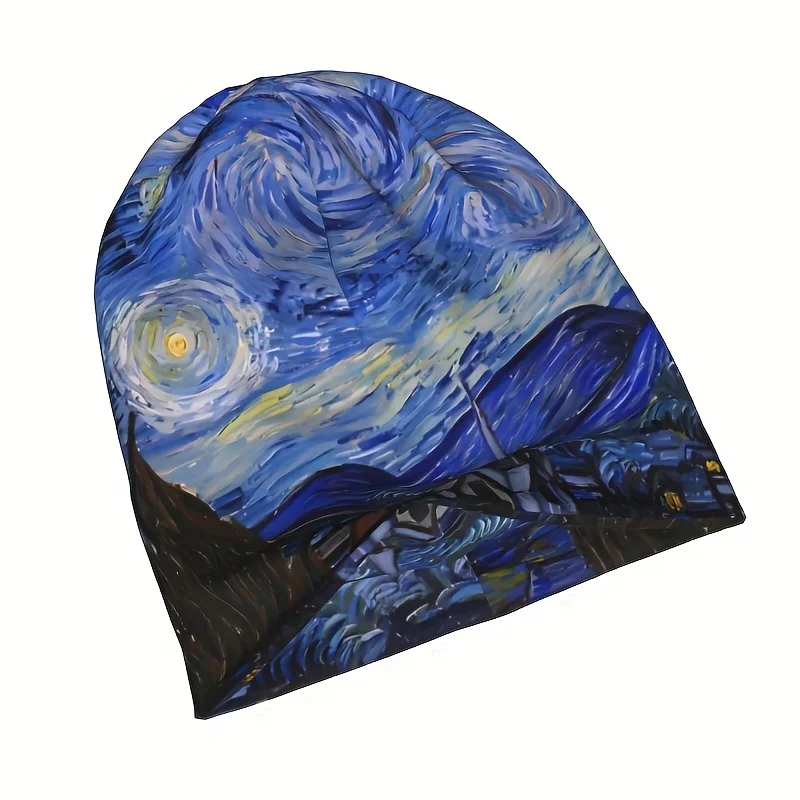 HOT Van Gogh Vans Cat Hat Hat The Starry Night By Vincent Van