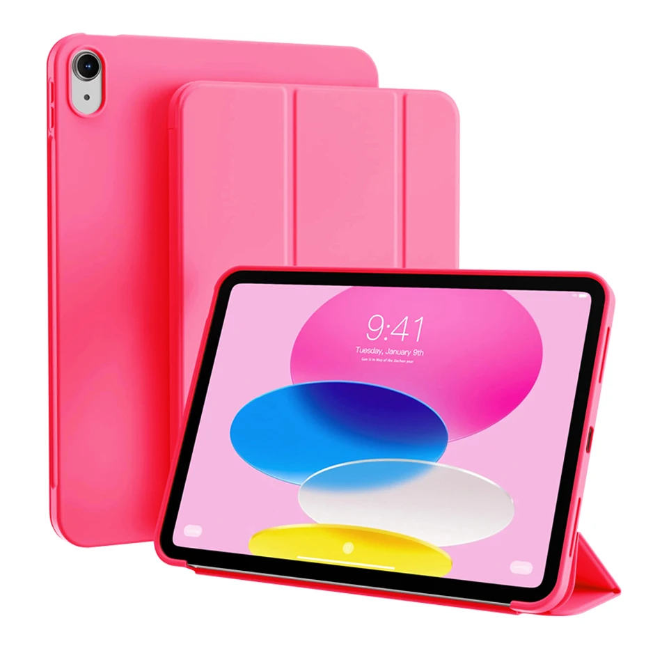 Smart Magnetic Flip Cover with Stand for Tablets - Sleek and Durable Design