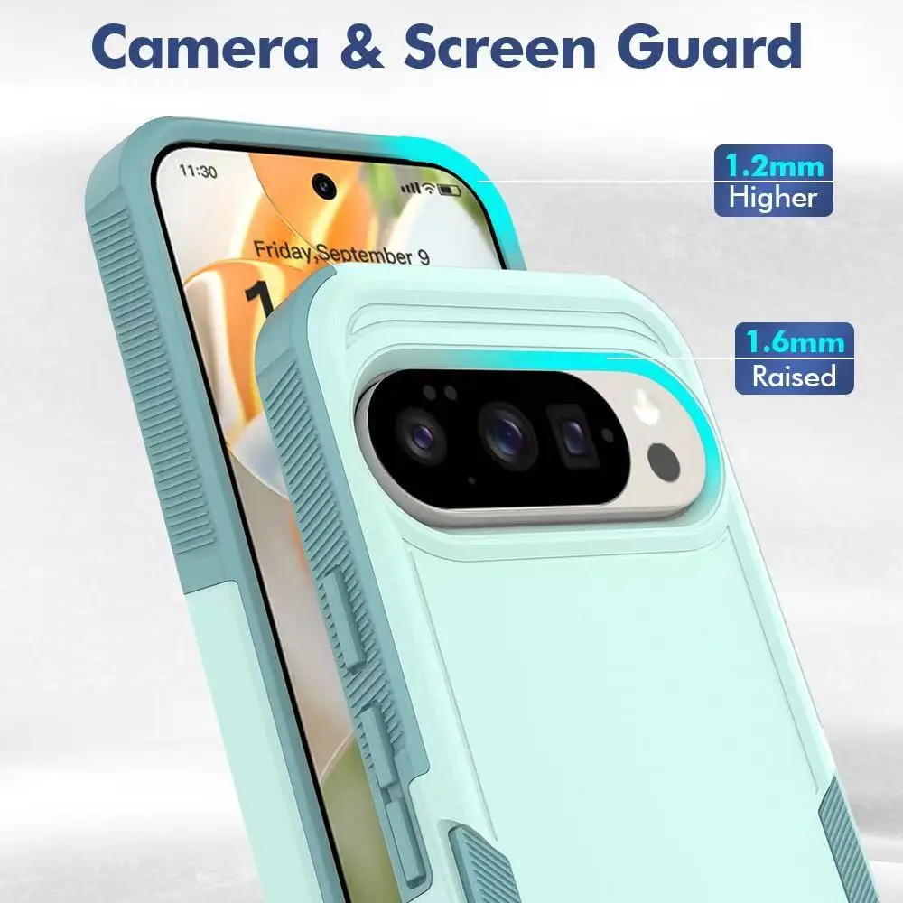 Dual-Layer Heavy Duty Shockproof & Dustproof Rugged Protective Case