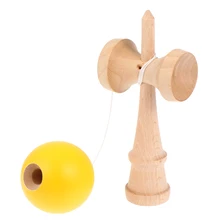  Kendama Toy Cup Game Catch Wooden Toys Wood Kids Japanese String Yoyo Skill Kid Educational Trick Pocket Kendamas Plaything 