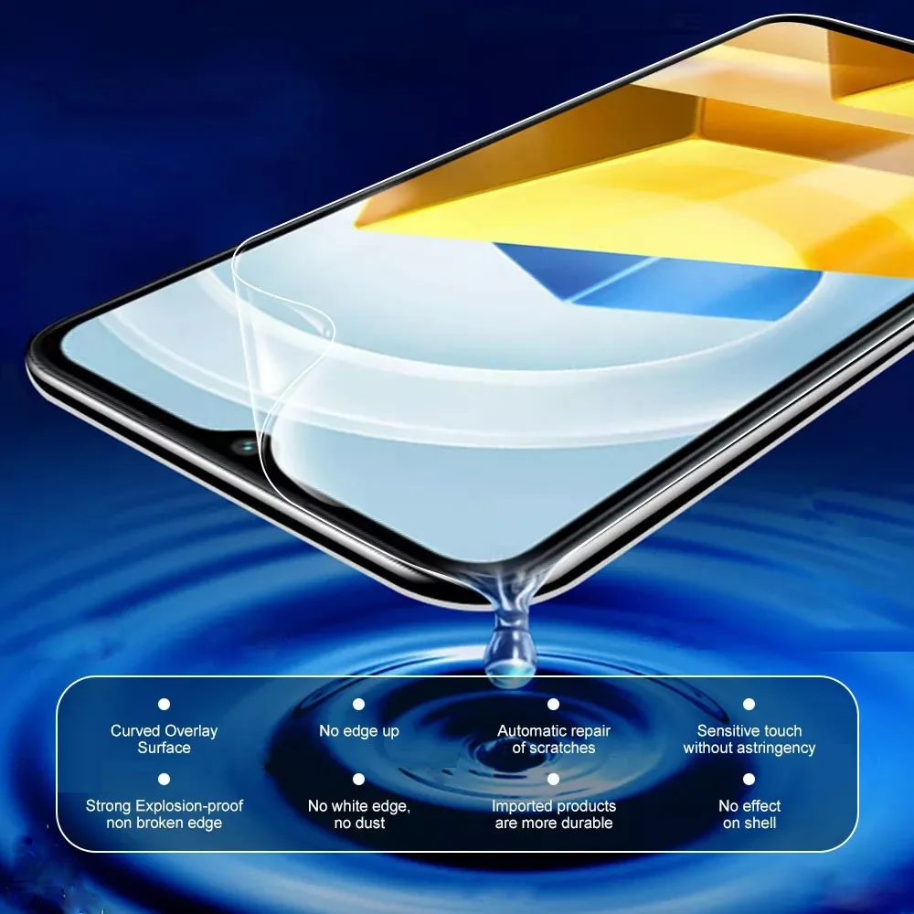 Hydrogel Screen Protector Protective Film (3-Pack)