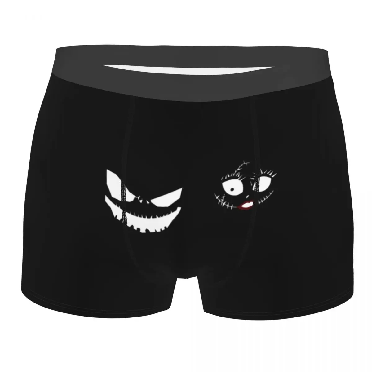 

Men Boxer Shorts Panties Halloween Skeleton Jack Polyester Underwear Movies Homme Novelty Plus Size Underpants