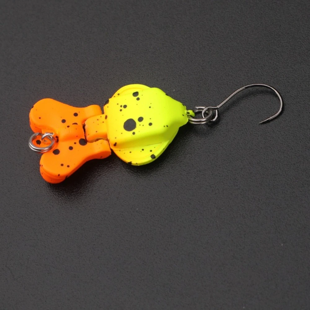 1Pcs 2g 2.9cm/6g 4.2cm 3D Fishing Lure Metal alloy Jigging Hard Squid Bait Lifelike Two sections Sea Fishing Tackle Fishing