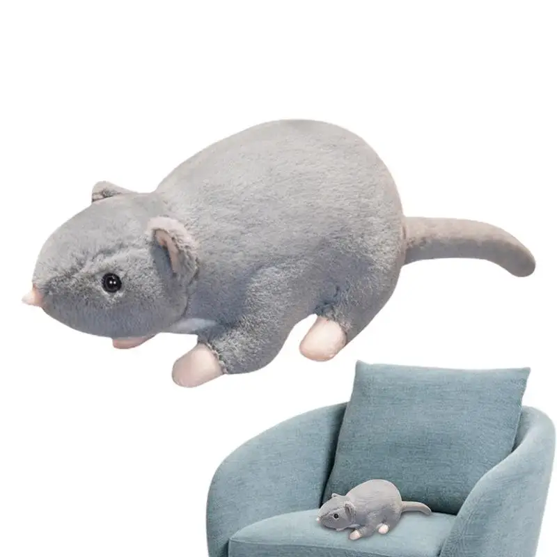 

Mouse Stuffed Animal Soft Real Life Small Grey Rat Mouse Plush Toy Mice Stuffed Animals Toys Dolls Gifts For Kids Pets