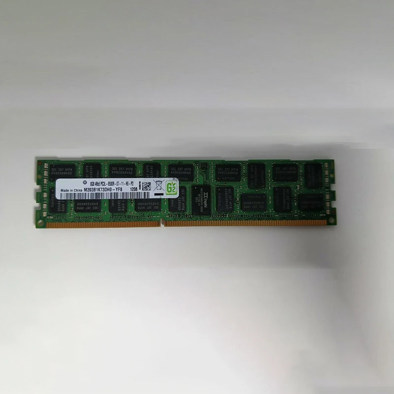 삼성 RAM 모듈용 M393B1K73DH0-YF8 8G 4RX8 PC3/PC3L-8500R DDR3 1066, 1 개