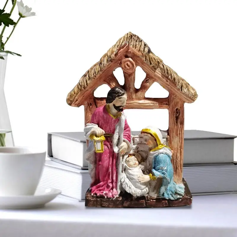 Tanio Święta rodzina figurka jezus rodzina statua religijna figurka dekoracja sklep