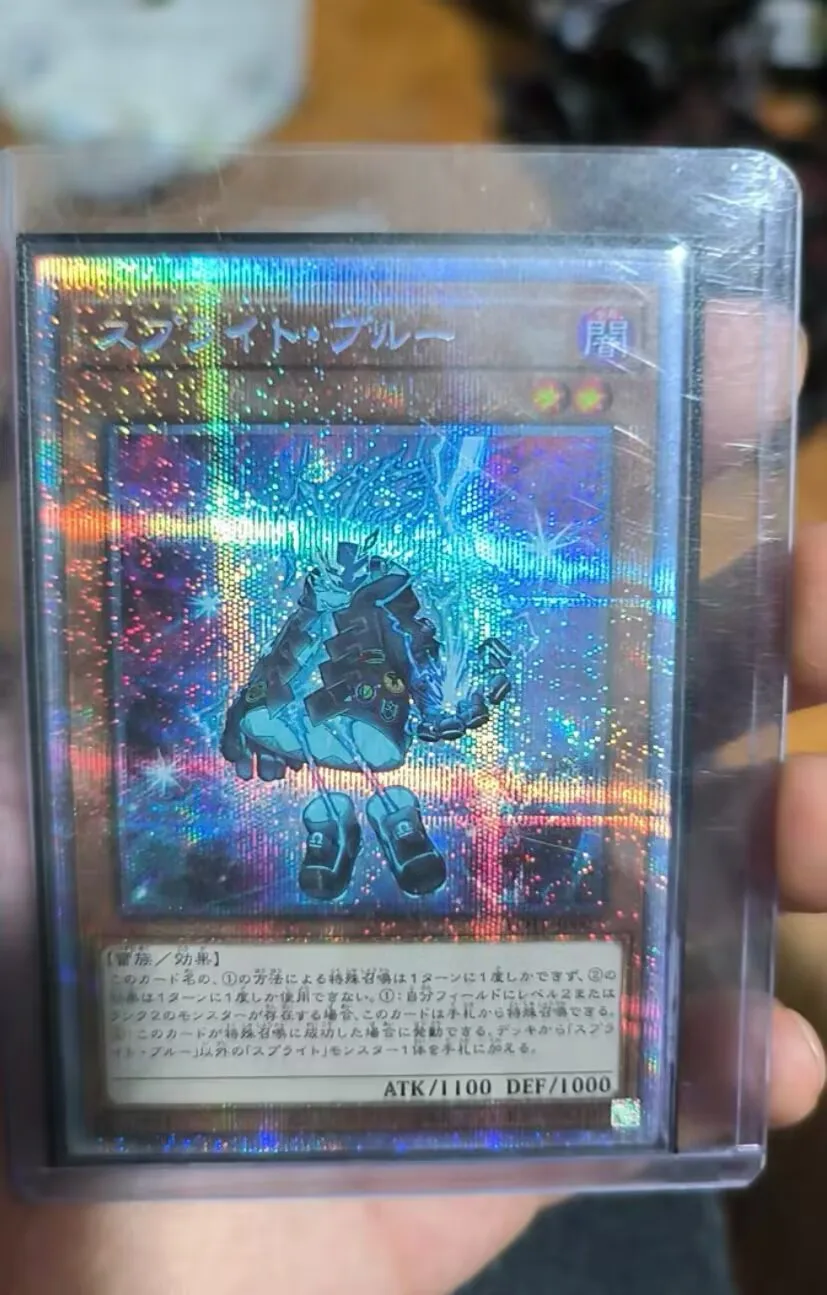 Spright Blue - Prismatic Secret Rare Pote-Jp003 Power Of The Elements - Yugioh