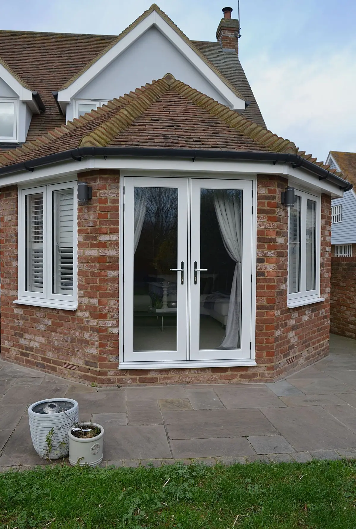Aluminum Alloy Doors for Home Design Patio Double Tempered Glass Door for Shower Room Bedroom French Frame Casement Door