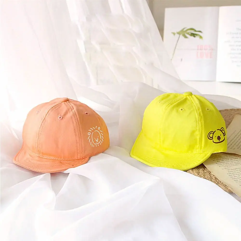 

Casual Spring Summer Sunshade Hat Bunny Cotton Baseball Cap Kids Peaked Hat Korean Style Cap Children Sun Visor Hat