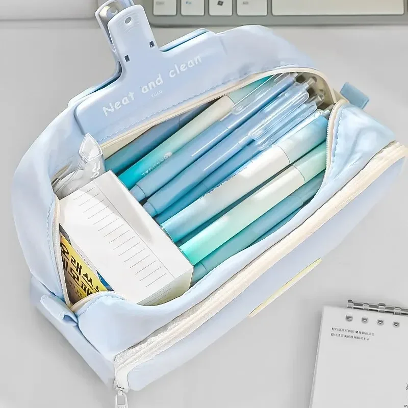 Pencil Bag Stylish and Practical with Large Capacity and Multiple Sections for Stationery Storage Back To School