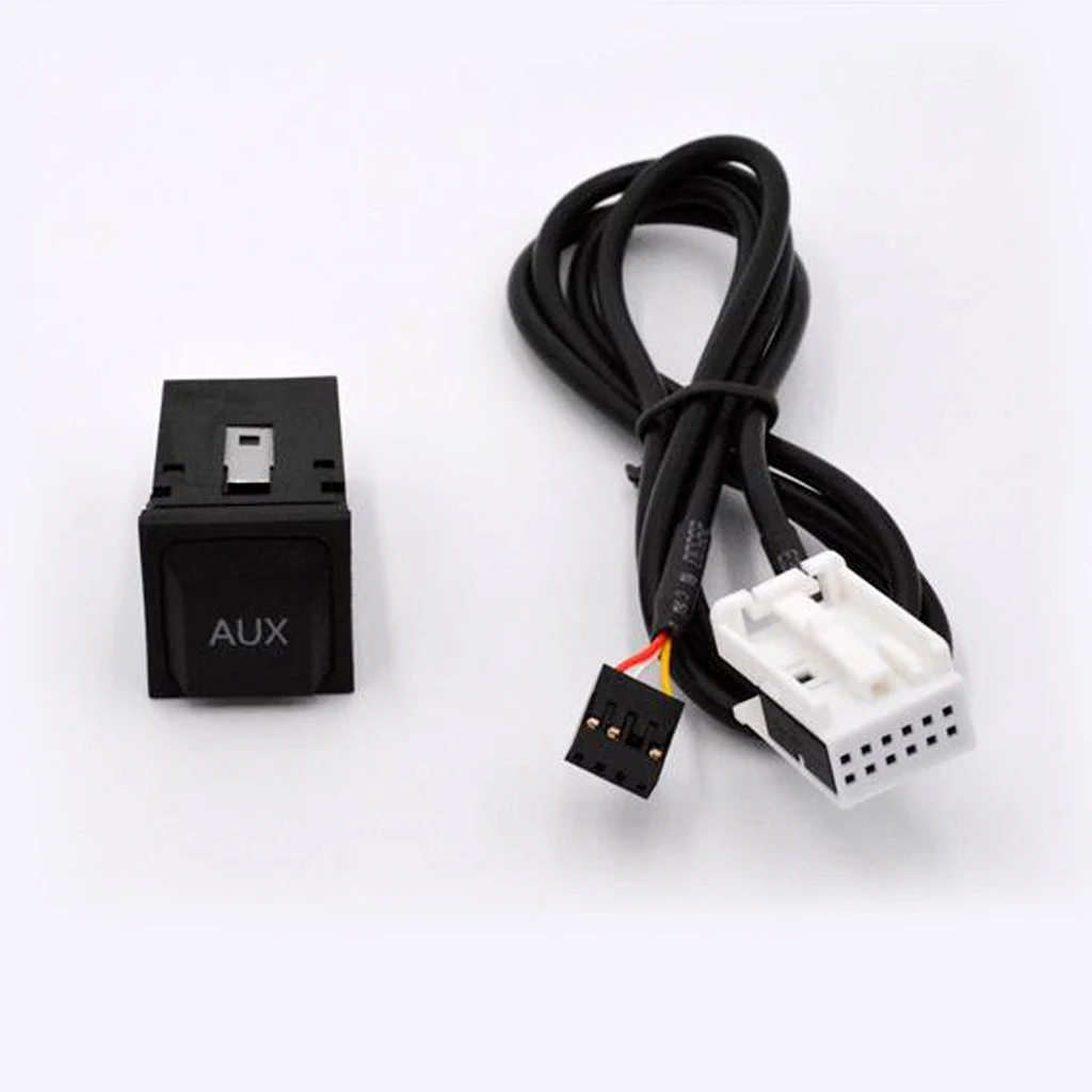 Auto Aux In Presa + Cavo Per Vw Jetta Mk5 Scirocco Golf Gti Mk5 Mk6 Rns510 Rcd510