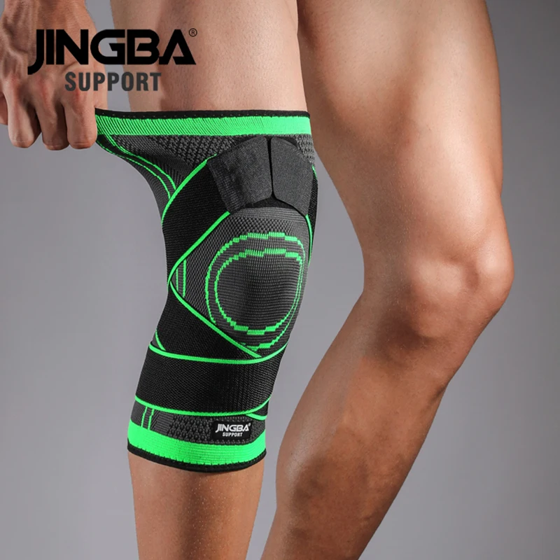JINGBA SUPPORT Hot Outdoor Sports Knee Protector Volleyball Basketball Knee Pads Brace Support Protector Safety Bandag