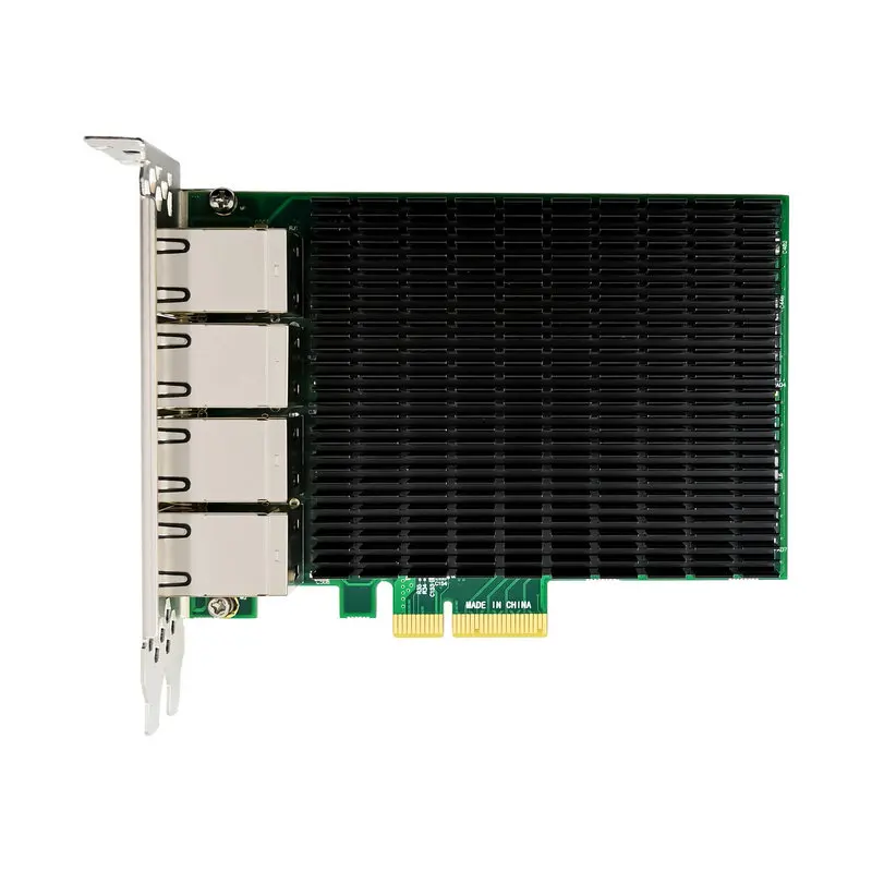PCI-E 서버 멀티 포트 네트워크 카드, I350 칩셋, 8 기가비트 네트워크 카드, I350-T8