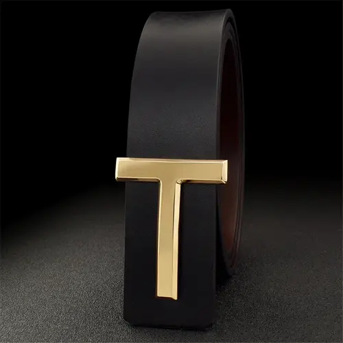 High Quality Business Men Belt Luxury Brand Designer famous Leather Belts for men Jeans Strap Male Metal Buckle work belt - Image 11