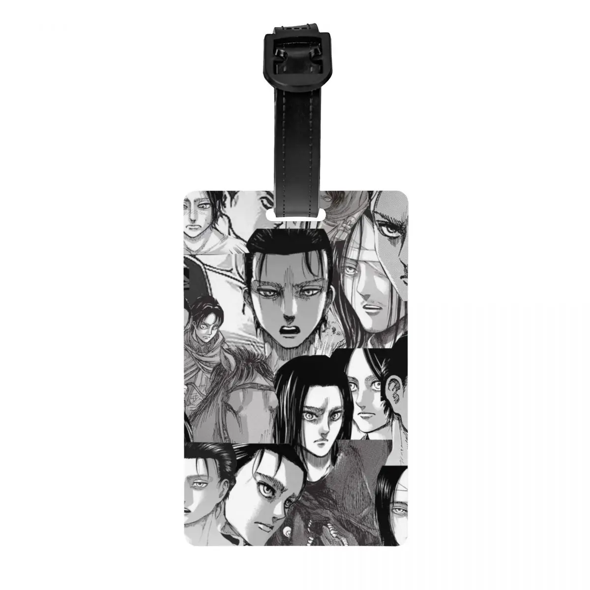 

Attack On Titan Eren Yeager Manga Collage Luggage Tag Custom Japan Harajuku Anime Baggage Tags Privacy Cover ID Label