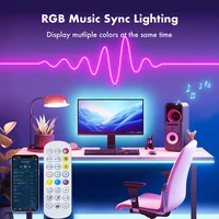 TUYA Neon LED Strip Lights 5V 84LEDs/M Silicone Neon Rope Light with Alexa Wifi APP Control Music Sync RGB Strip Tape for Room - Image 2