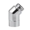 G1/2 Shower Elbow Adapter Hand Shower Top Spray Elbow Chrome Angle Female Thread And Male Thread 135° Shower Elbow For Bathroom 2