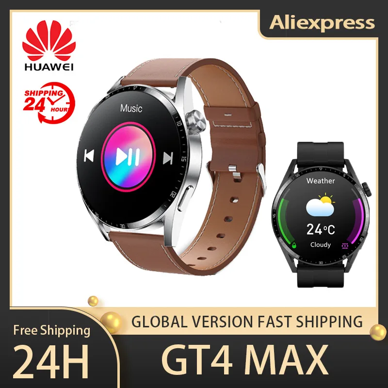 Huawei Smart Watch GT4 Max Bluetooth Calls Sport Fitness Tracker Heart ...