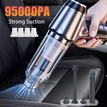 Car Vacuum Cleaner Wireless 95000PA Strong Suction Vacuum Cleaner Portable Handheld Vacuum Cleaner Blower 2in1 for Car Home Cleaning Appliances Home Appliances Vacuum Mite Remover cb5feb1b7314637725a2e7: Basic|Basic 2Filter|Basic 4Filter|Pro Version|Pro Version 2Filter|Pro Version 4Filter 