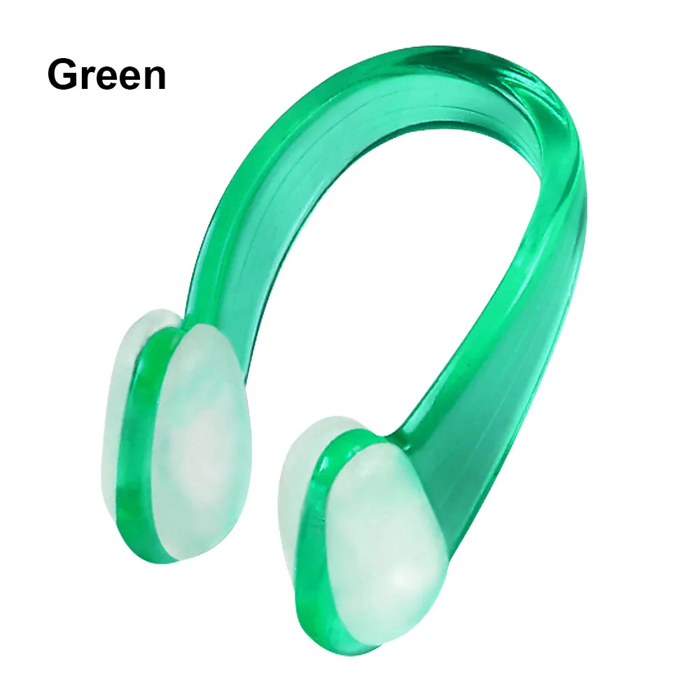 Lot De 4 Pince-Nez Et Bouchons D'Oreilles Natation - Silicone Souple Adulte Enfant - Noir/Rose/Vert/Bleu