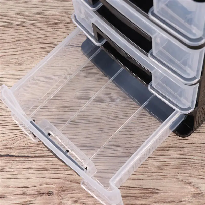 Description Picture 6 of item5/4/3/2 layer Storage Cabinet Plastic Drawer Type Closet Portable Dustproof Storage Case Organizer Sundries Holder