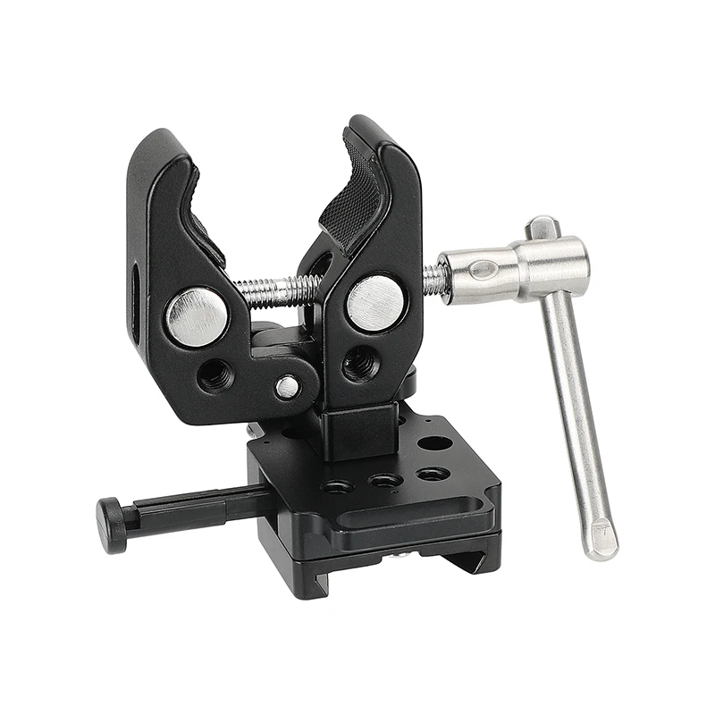 Mini V-Lock Battery Adapter V Mount Quick Release Plate + Universal Super Crab
