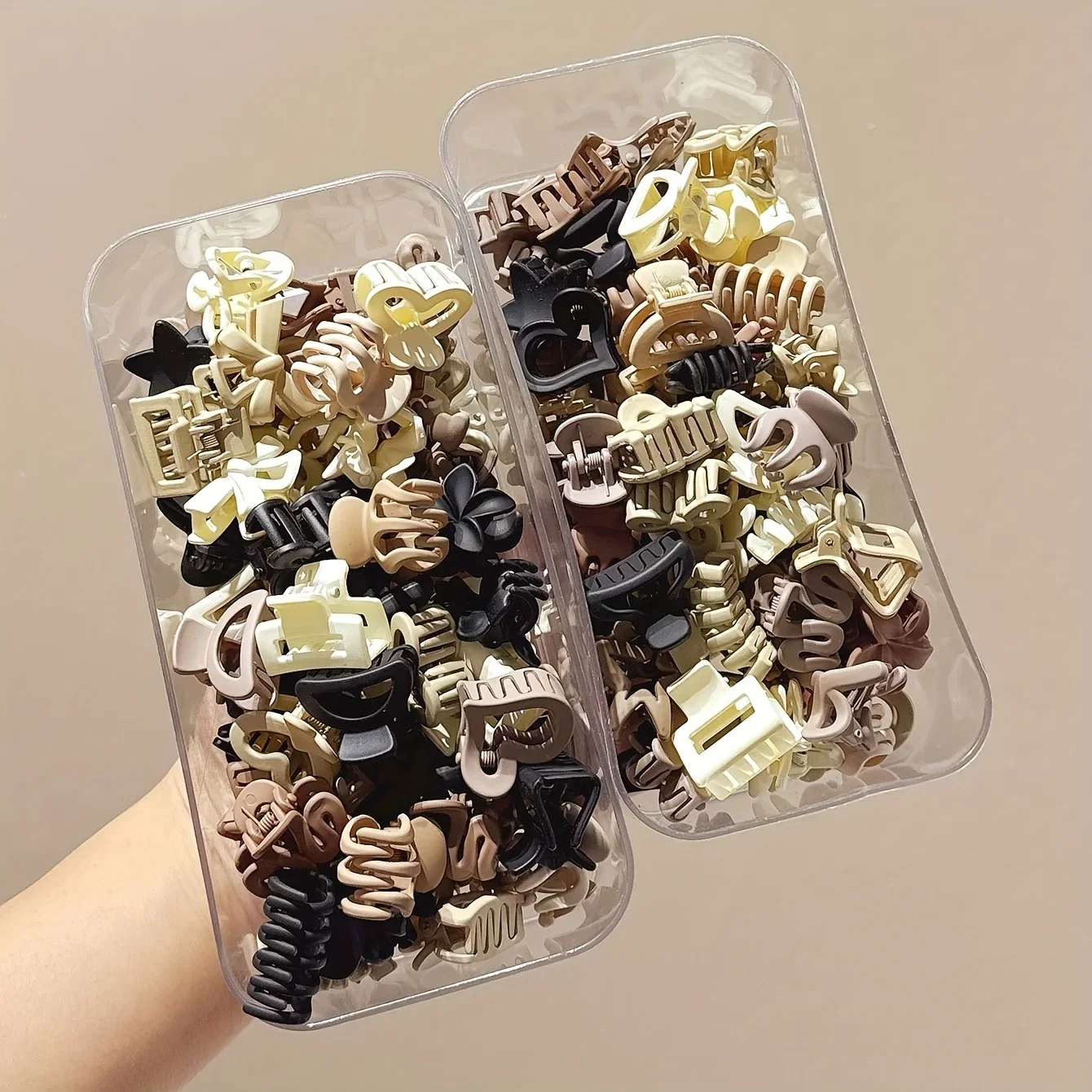 10/20/30 Stück beige gemischte Packung kleine Clips, süße Mädchen-Accessoires – perfekt für den täglichen Gebrauch, besondere Anlässe oder Reisegeschenke – Detail 10