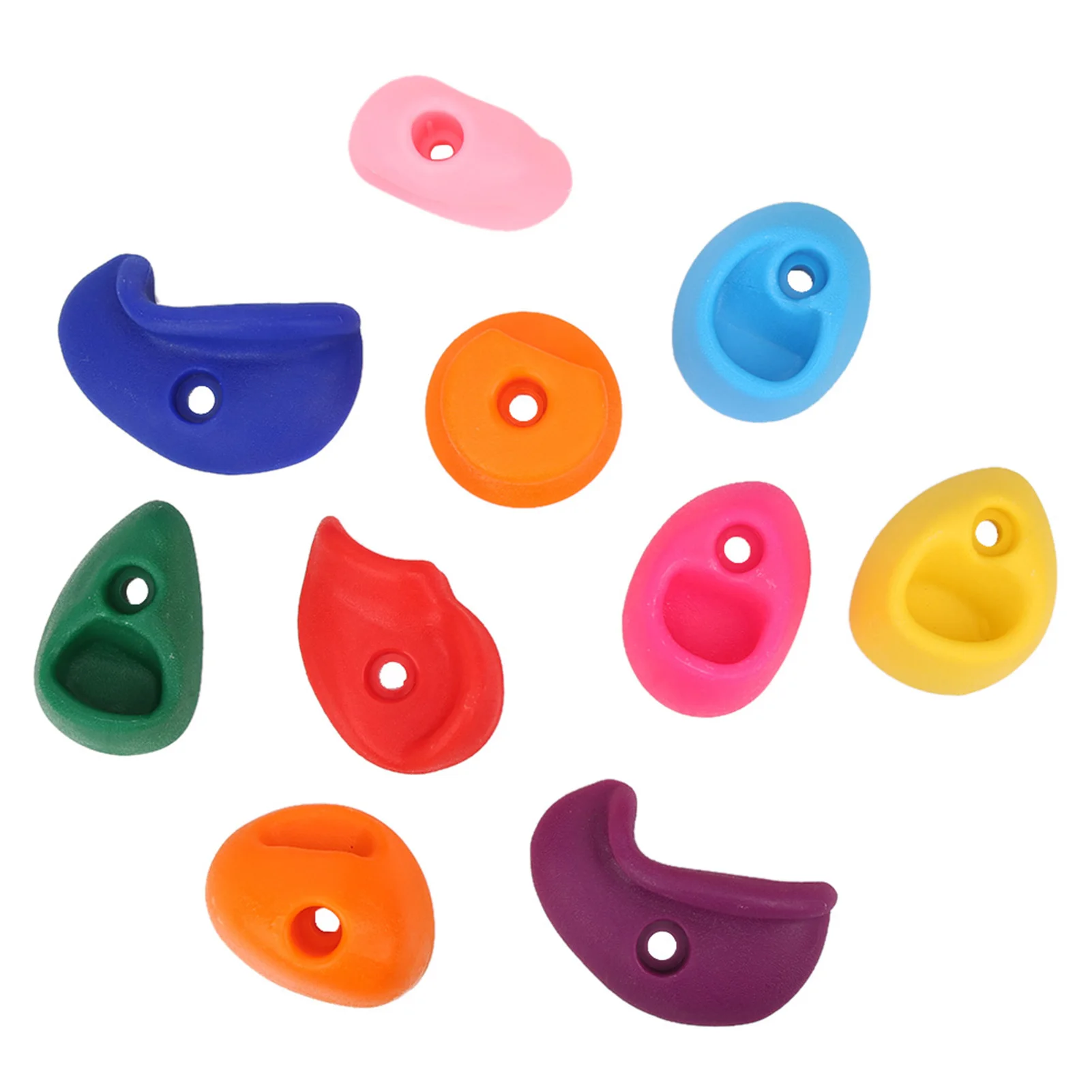 Climbing Holds MultiColored Large Rock Climbing Holds Outdoor Large Rock Wall Grips 10Pcs climbing holds