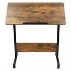 Adjustable Height Standing Desk, Portable Laptop Desk, Rolling Computer Stand with Adjustable Height 5