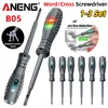 1-3 Set  ANENG B05 Screwdriver Kit  Word/cross Screwdrivers Indication Pen Meter Electric Pencil Electrician Tester Pen Tools 1