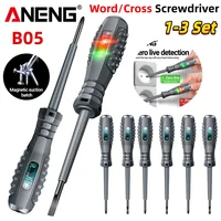 1-3 Set  ANENG B05 Screwdriver Kit  Word/cross Screwdrivers Indication Pen Meter Electric Pencil Electrician Tester Pen Tools 1