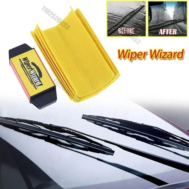 1pc Car Wiper Restorer Cleaning Wiper Guide Blade Repair Brush Automobile Parts Intelligent Maintenance