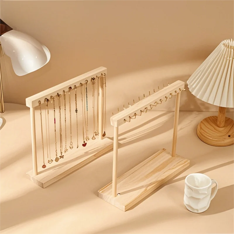 Wooden Jewelry Organizer Display Stand for Necklace, Earrings, and Bracelets – Countert... - SKU JDS00818 - UGI Packaging